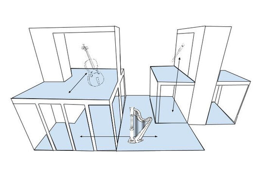 Dwelling. Crossed Spaces