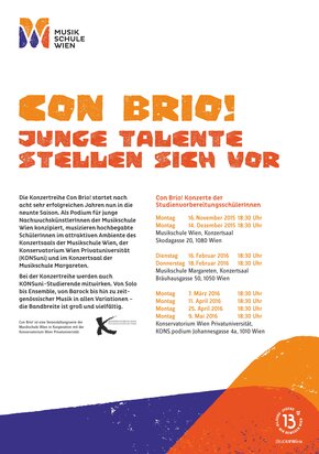 Con Brio! - Junge Talente stellen sich vor