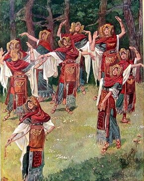 James Tissot (1836—1902): „La fille de Jephthé“