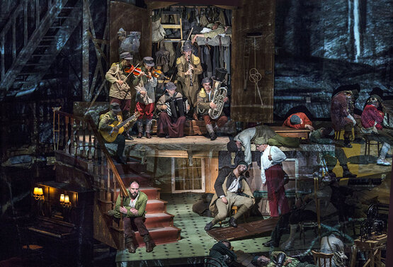 „Wozzeck“ mit Klarinettistin A. Götsch © Ruth Walz