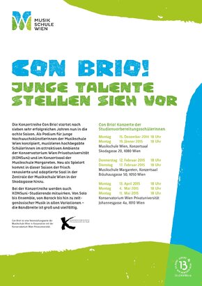 Con Brio! - Junge Talente stellen sich vor