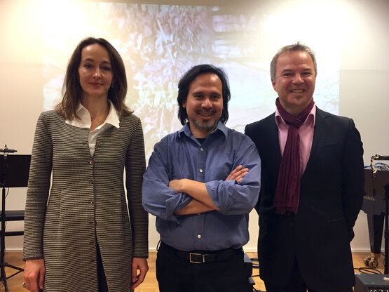 V.l.n.r.: Susana Zapke, Jorge Sánchez Chiong, Michael Posch