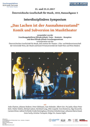 „Das Lachen ist der Ausnahmezustand“ - Komik und Subversion im Musiktheater