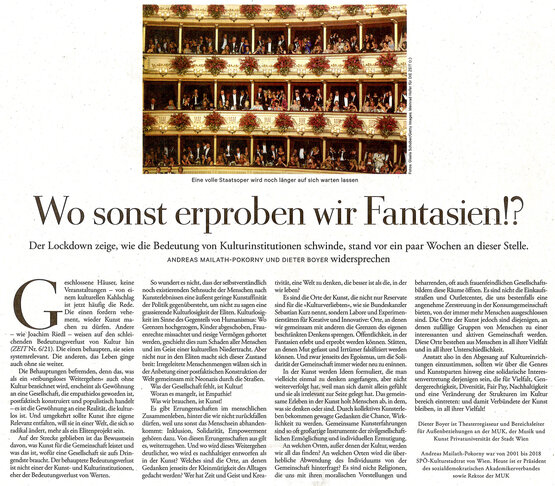 aus: Die Zeit, 9/2021