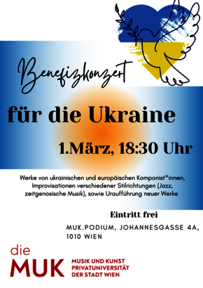 Benefizkonzert für die Ukraine (mit LIVE-STREAM)