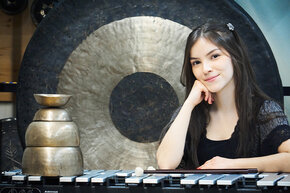 „Start up!“ Laura Gutiérrez Cordero und Aljoša Marko, Perkussion