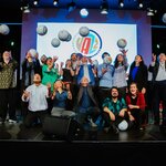 Gruppenbild der Gewinner*innen des Österreichischen Jazzpreises, fotografiert von Sabine Biedermann