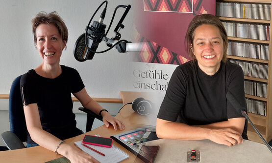Marion Eigl und Alex. Riener im Radio Klassik-Studio
