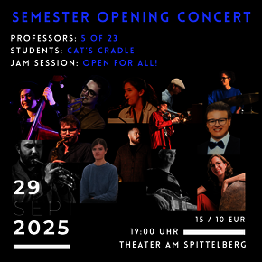 Presenting MUK Jazz-Institute: Semester Opening Concert