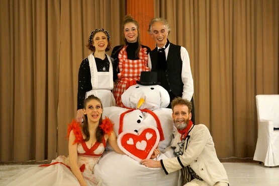 M. Kluhs,  T. Dinter, F. Renhardt, der Schneemann, W. S. Bartussek, D. A. Schmitz © Wiener Musikverein