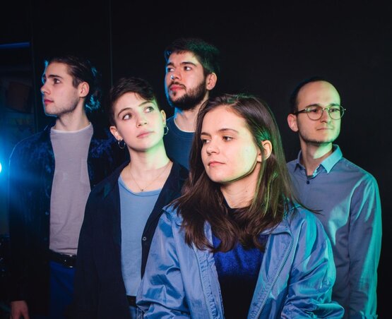 Bassistin Anna Reisigl und die Formation AR Project (Foto © Silas Isenmann)